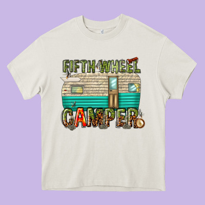 Fifth Wheel Camper Heavy Core Tee Designed By Texasbilliewilder