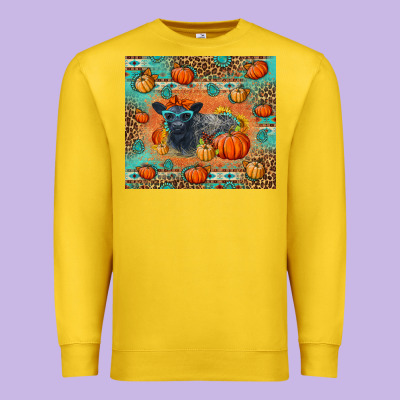 Autumn Baby Calf Premium Sweatshirt Designed By Lillyallendesigns