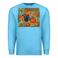 Ocean Blue Autumn Baby Calf Premium Sweatshirt - LillyAllenDesigns