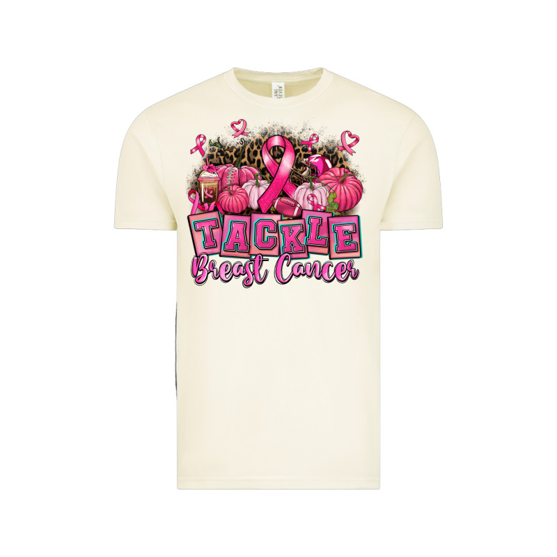 Tackle Breast Cancer With Pumpkin Vintage Tee by AdoDesignShop | Teevron