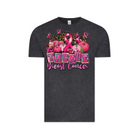 Vintage Black tackle breast cancer with pumpkin Vintage Tee - AdoDesignShop
