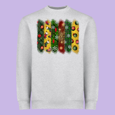 Christmas Brushstroke Heavyweight Sweatshirt Designed By Bundleandbundleshop