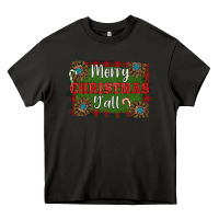 Asphalt Merry Christmas Y'all Heavy Core Tee - RanaPortraitStore