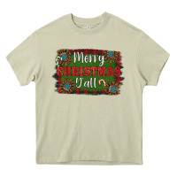 Mossy Merry Christmas Y'all Heavy Core Tee - RanaPortraitStore