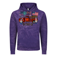 Cloud Purple home of the brave Vintage Hoodie - CowhideDigitalArt