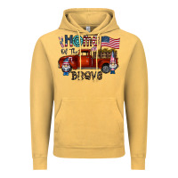 Vintage Mustard home of the brave Vintage Hoodie - CowhideDigitalArt