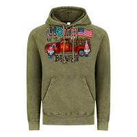 Vintage Olive home of the brave Vintage Hoodie - CowhideDigitalArt