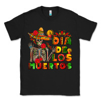 Black dia de los muertos Classic Tee - AdoDesignShop