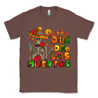 Chestnut dia de los muertos Classic Tee - AdoDesignShop