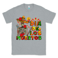 Heather Grey dia de los muertos Classic Tee - AdoDesignShop