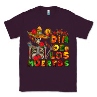 Plum dia de los muertos Classic Tee - AdoDesignShop