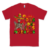 Red dia de los muertos Classic Tee - AdoDesignShop