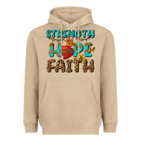 Mushroom Strength Hope Faith Heavyweight Hoodie - BundleAndBundleShop