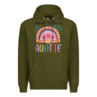 Army Green happiness is being an auntie Premium Hoodie - JahusDesignShop