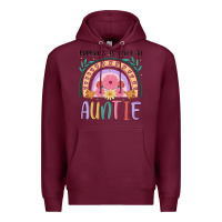 Burgundy happiness is being an auntie Premium Hoodie - JahusDesignShop