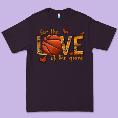 Premium Tee for the love of the game basketball