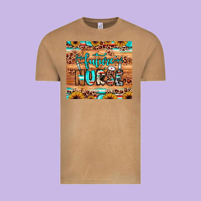 Future Nurse Vintage Tee Designed By Jahusdesignshop
