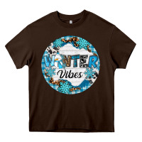 Chocolate Brown Winter vibes Heavy Core Tee - RanaPortraitStore