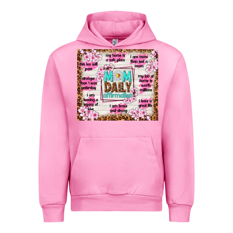 Mom Daily Affirmation Urban Hoodie by TumblerDesignByShophia | Teevron