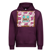 Mauve Wine mom daily affirmation Urban Hoodie - TumblerDesignByShophia