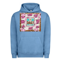 Pigment Pebble Blue mom daily affirmation Urban Hoodie - TumblerDesignByShophia