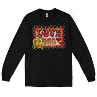 Black ladybug  love bug backround Long Sleeve Tee - BarkalooDesign