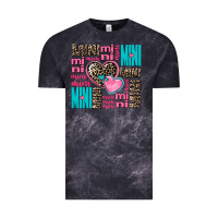 Cloud Black mini mini mini with hearts Vintage Tee - AdoDesignShop