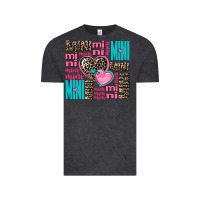 Vintage Black mini mini mini with hearts Vintage Tee - AdoDesignShop