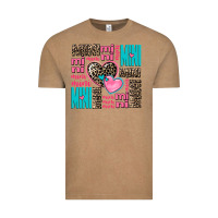 Vintage Coffee mini mini mini with hearts Vintage Tee - AdoDesignShop
