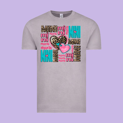 Mini Mini Mini With Hearts Vintage Tee Designed By Adodesignshop