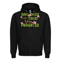 Black mental health uplifting quote Zipper Hoodie - MaliasSmallBusiness