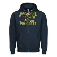Navy mental health uplifting quote Zipper Hoodie - MaliasSmallBusiness