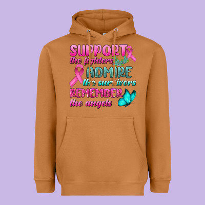 Support The Lighters Admire The Survivors Remember The Angels Heavyweight Hoodie Designed By Bundleandbundleshop