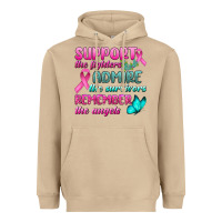 Mushroom Support The Lighters Admire The Survivors Remember The Angels Heavyweight Hoodie - BundleAndBundleShop