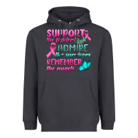Smoke Support The Lighters Admire The Survivors Remember The Angels Heavyweight Hoodie - BundleAndBundleShop