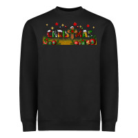 Black christmas with christmas cross libbey glass Heavyweight Sweatshirt - BundleAndBundleShop
