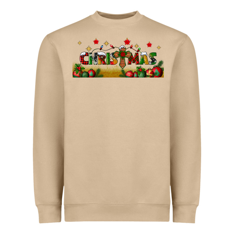 Christmas With Christmas Cross Libbey Glass Heavyweight Sweatshirt by BundleAndBundleShop | Teevron