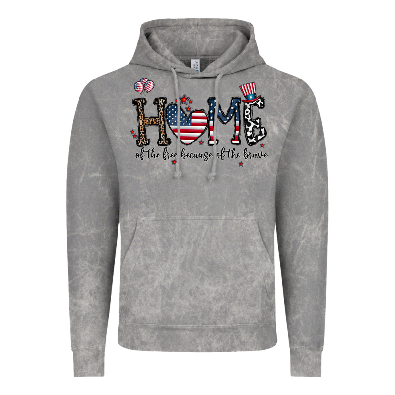 Home Of The Free Beacuse Of The Brave Vintage Hoodie by CowhideDigitalArt | Teevron