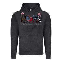 Vintage Black home of the free beacuse of the brave Vintage Hoodie - CowhideDigitalArt