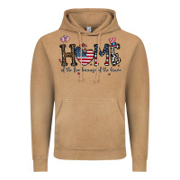 Vintage Camel home of the free beacuse of the brave Vintage Hoodie - CowhideDigitalArt