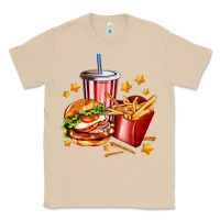 Mushroom hamburger potatoes and coke Classic Tee - AdoDesignShop