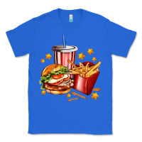 True Royal hamburger potatoes and coke Classic Tee - AdoDesignShop