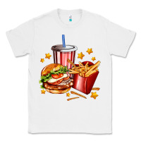 White hamburger potatoes and coke Classic Tee - AdoDesignShop