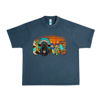 Midnight Navy love black angus indian headdress Urban Heavy Tee - JahusDesignShop