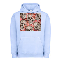 Pigment Grape Ice skulls and flowers Urban Hoodie - TumblerDesignByShophia