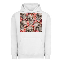 Pigment Lunar Rock skulls and flowers Urban Hoodie - TumblerDesignByShophia