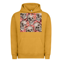 Pigment Peanut Butter skulls and flowers Urban Hoodie - TumblerDesignByShophia