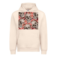 Sandshell skulls and flowers Urban Hoodie - TumblerDesignByShophia