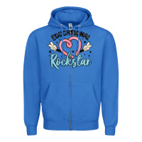 True Royal educational rockstar Zipper Hoodie - MaliasSmallBusiness