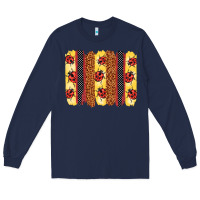 Navy ladybug  brushstrokes Long Sleeve Tee - BarkalooDesign